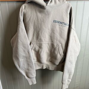 Fear of God Essentials Taupe Hoodie